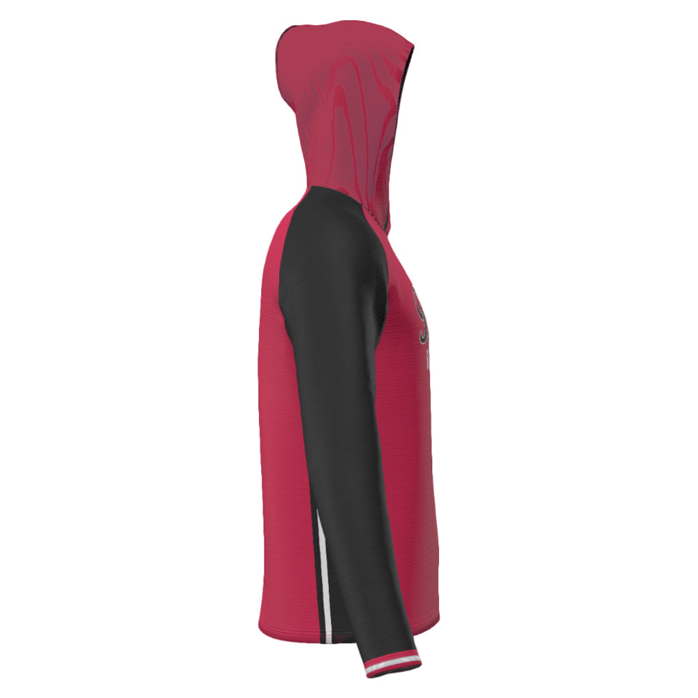 DUNK LONG SLEEVE HOODED SHOOTING SHIRT - CORE