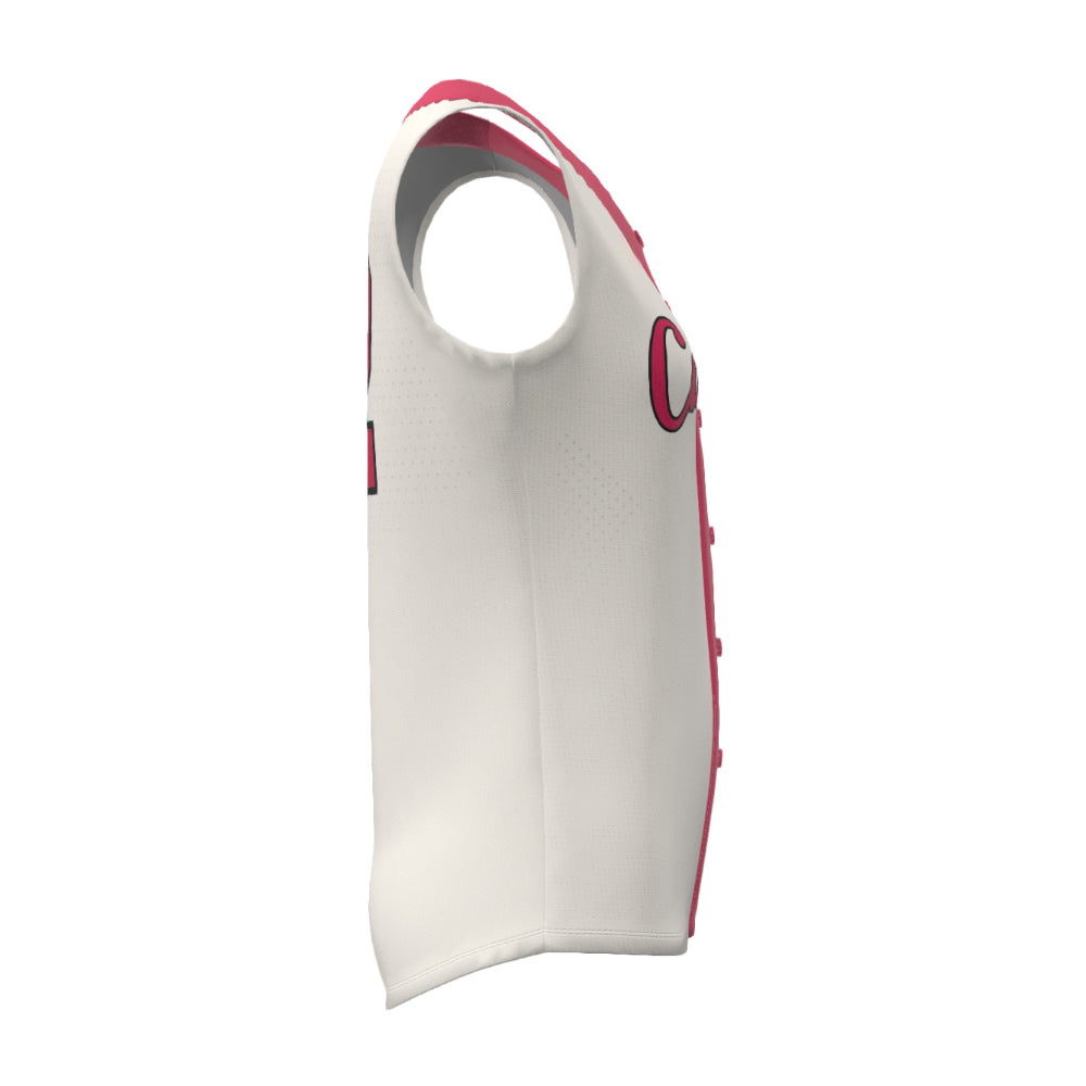 RISE SLEEVELESS FULL BUTTON JERSEY - CORE